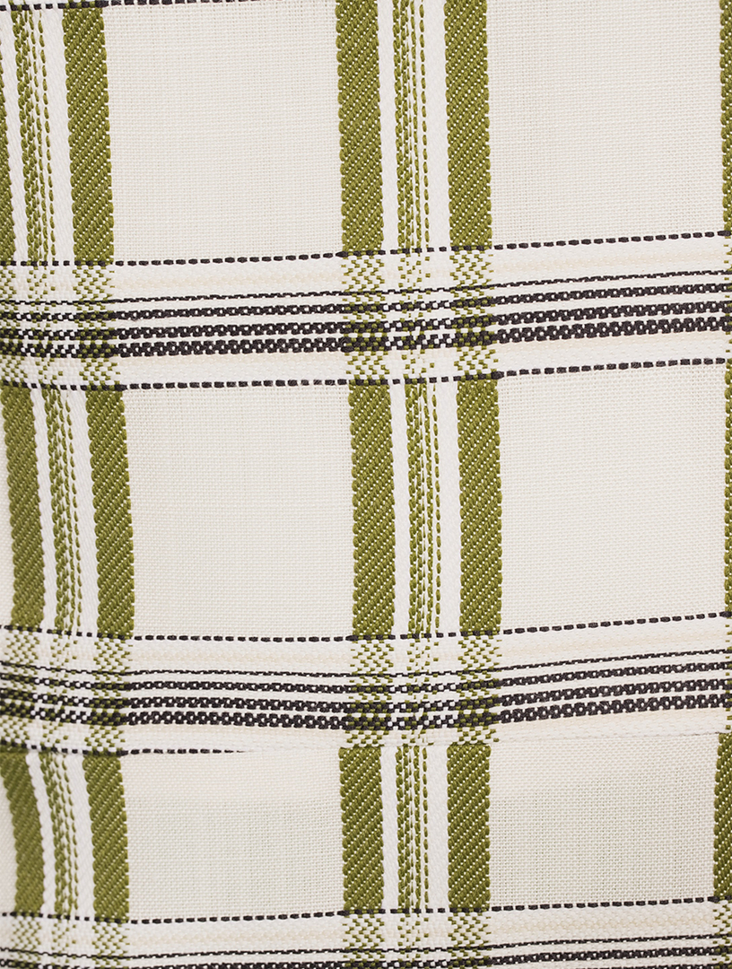 Sheath Dress Check Print