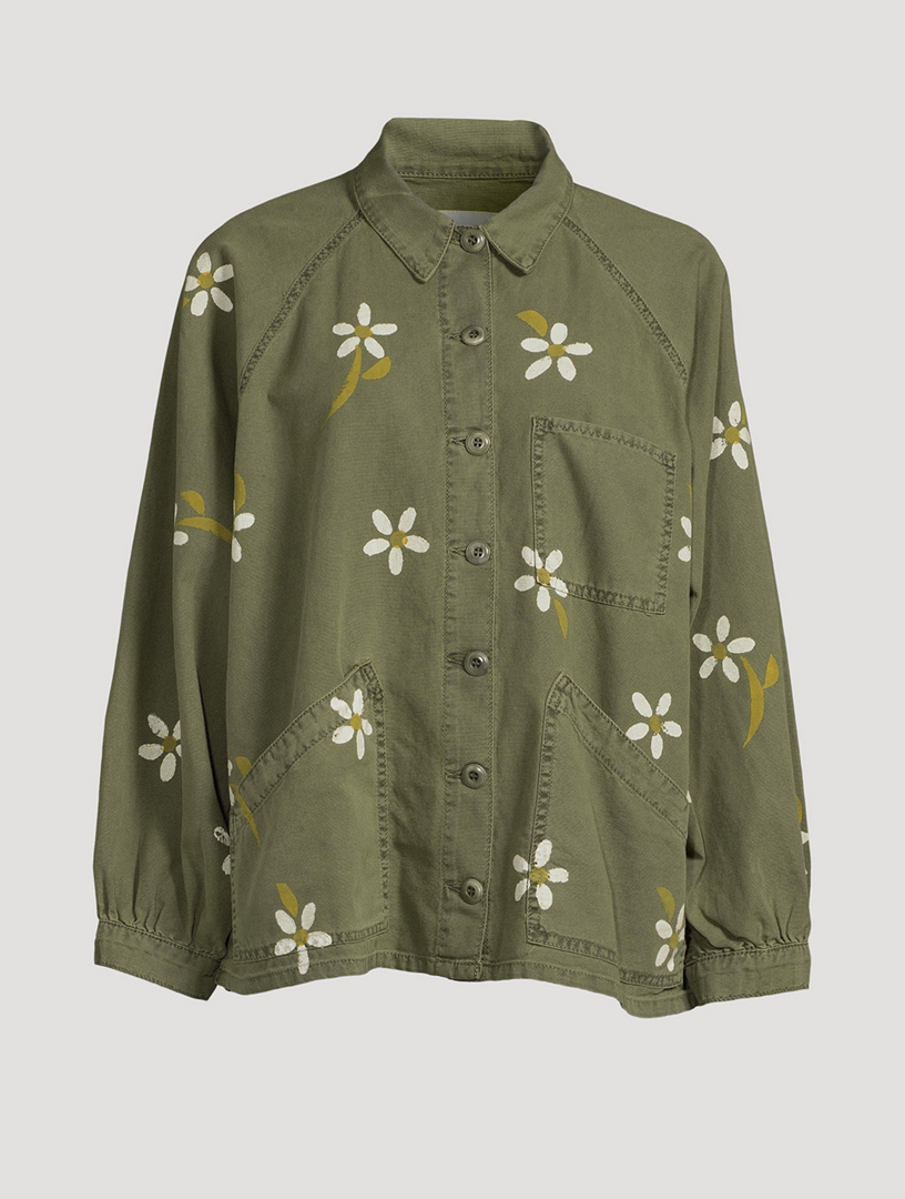 The Commodore Army Jacket Floral Print