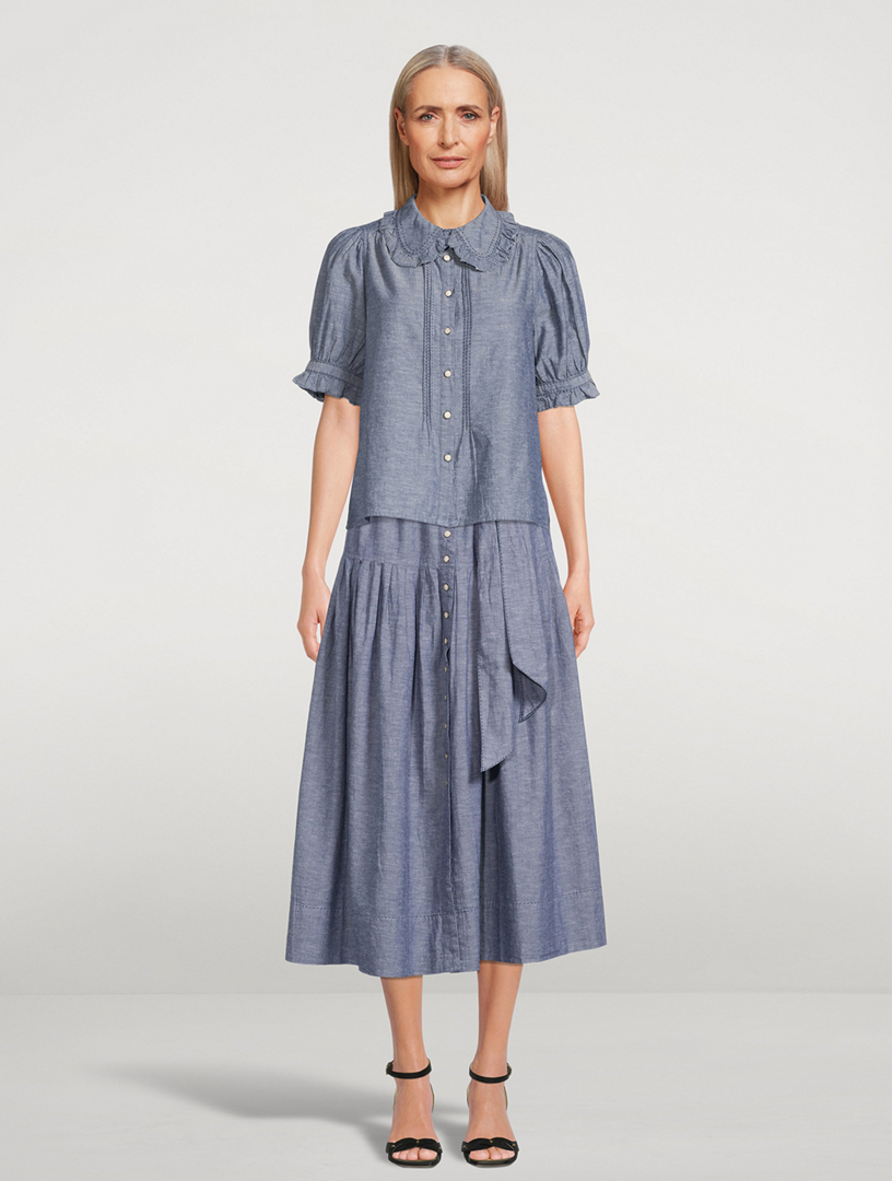 The Western Highland Midi Skirt
