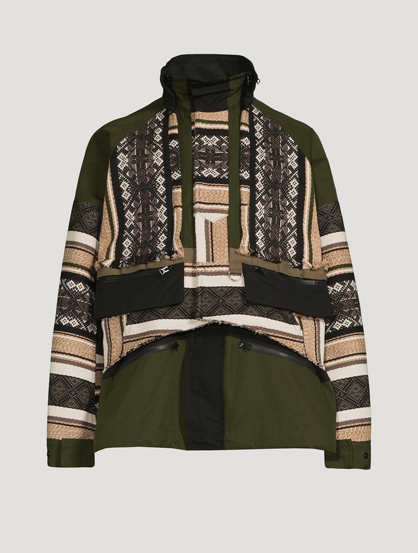 Rug Jacquard Blouson Jacket