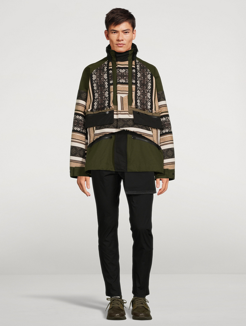 Rug Jacquard Blouson Jacket