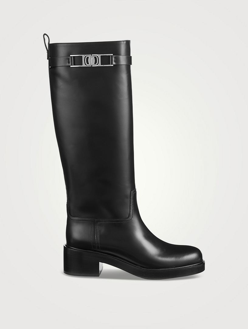 FERRAGAMO Rosalie Leather Riding Boots Holt Renfrew
