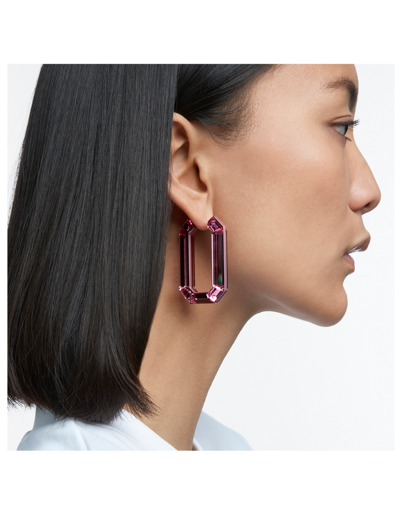 SWAROVSKI Lucent Crystal Hoop Earrings | Holt Renfrew