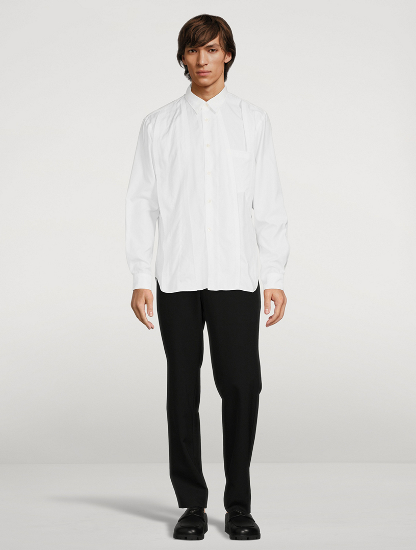 Wool Straight-Leg Pants