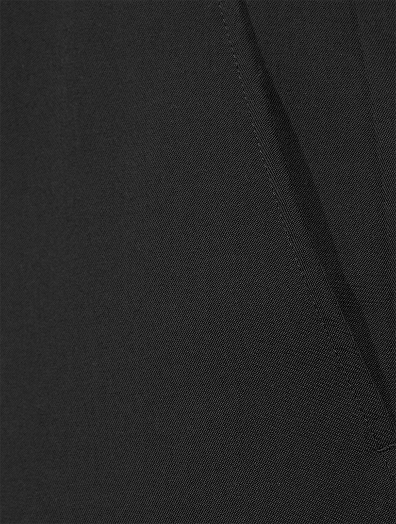 Wool Straight-Leg Pants