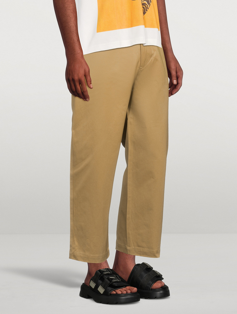 High-Waisted Cropped Pants