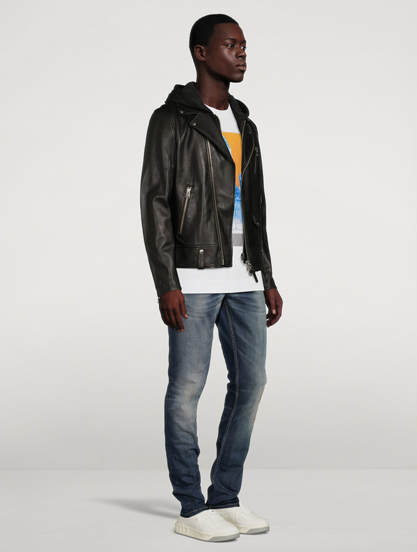 Magnus denim deals bomber jacket