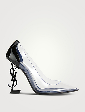 Opyum 100 YSL Heeled PVC And Leather Pumps