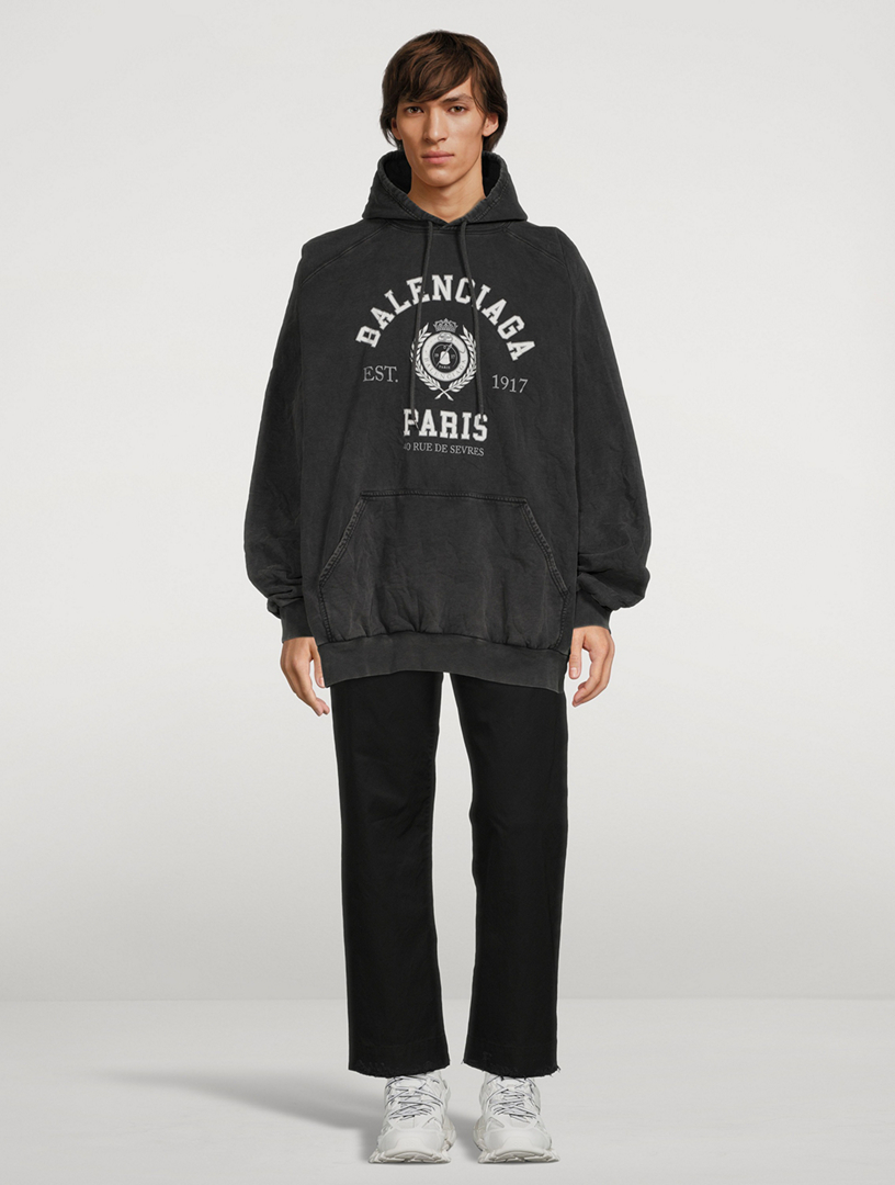 BALENCIAGA College 1917 Oversized Hoodie | Holt Renfrew