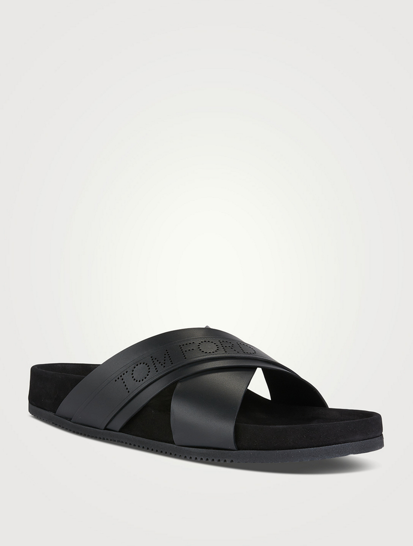 Wicklow Leather Slider Sandals