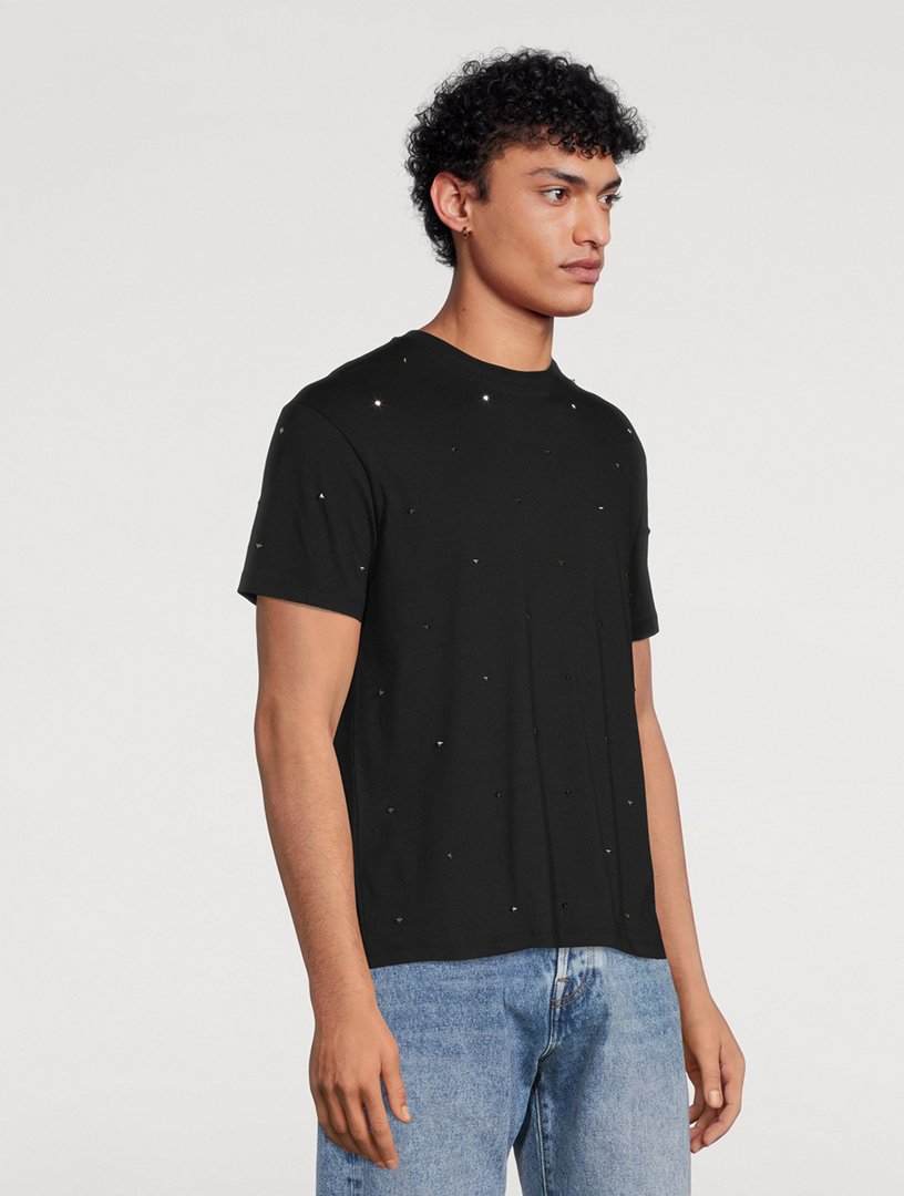 Rockstud Spike Cotton T-Shirt