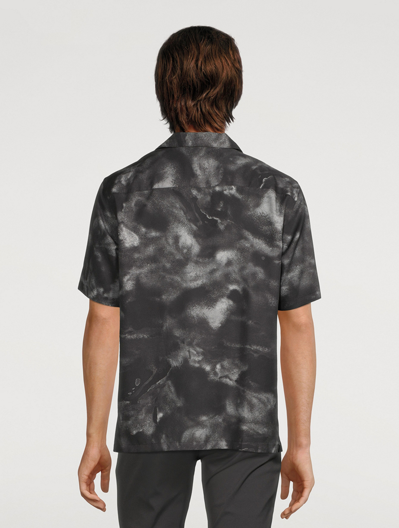 Noll Short-Sleeve Shirt Cloud Print