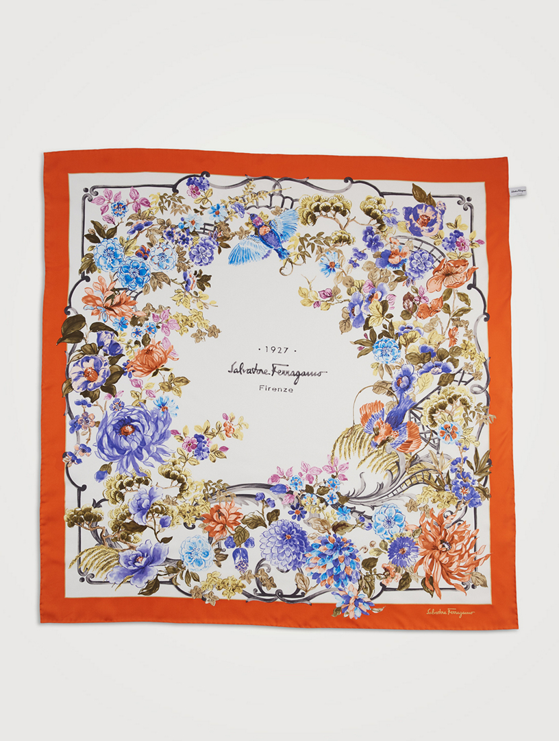 Colourful scarf, Double Flower Glory Multi, Official website