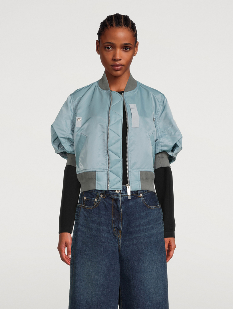SACAI Nylon Twill Blouson Jacket | Holt Renfrew SACAI Nylon Twill Blouson Jacket | Holt Renfrew