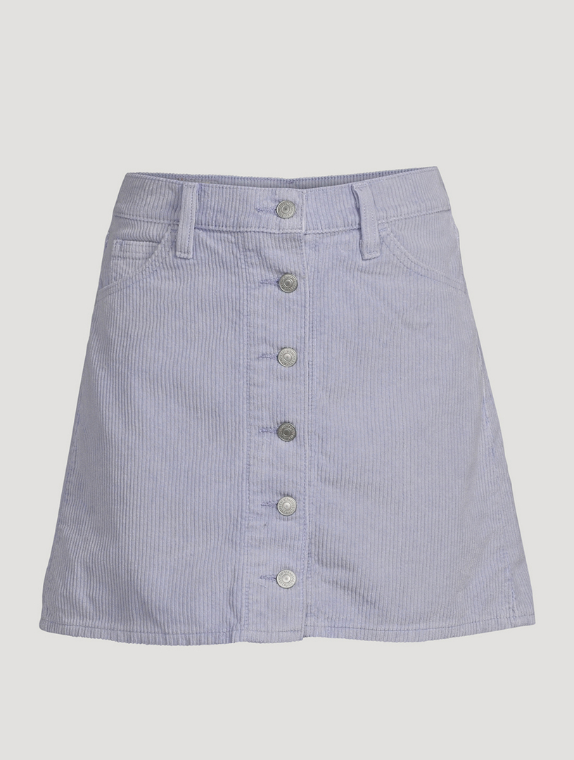 Button front 2024 skirt 90s