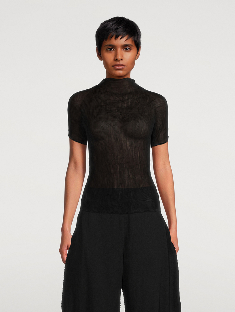 ISSEY MIYAKE Chiffon Twist-18 Top | Holt Renfrew