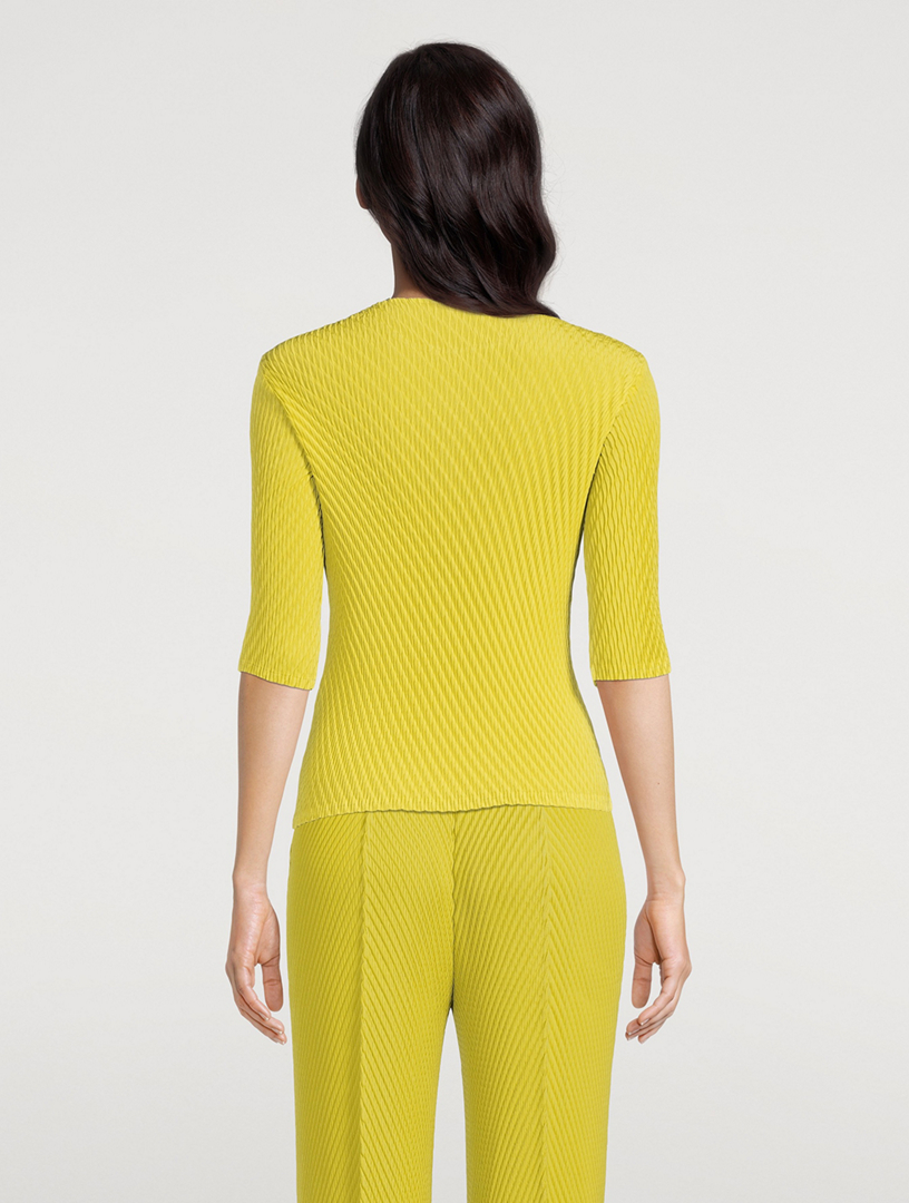Rhombus Pleats Top