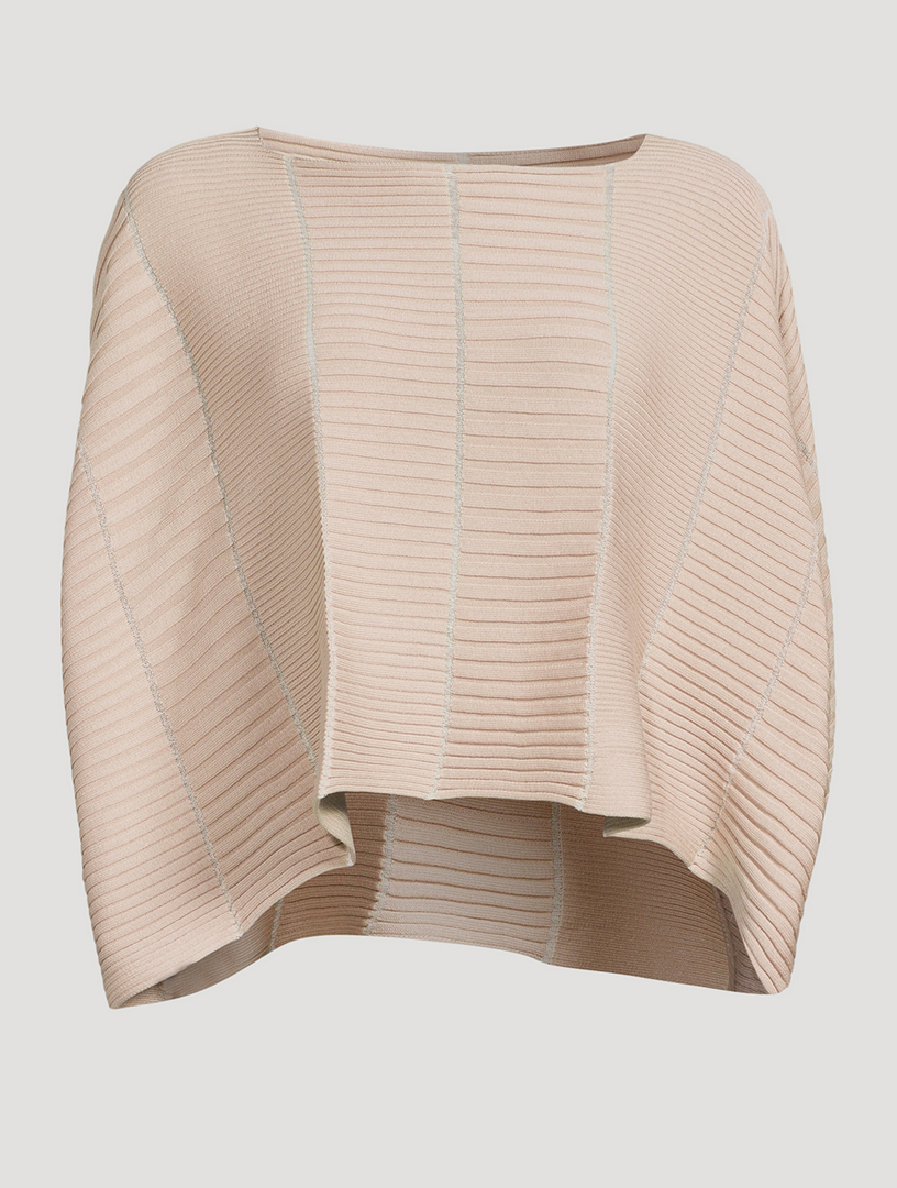 イッセイミヤケレアトップス ISSEY MIYAKE COLUMN KNIT