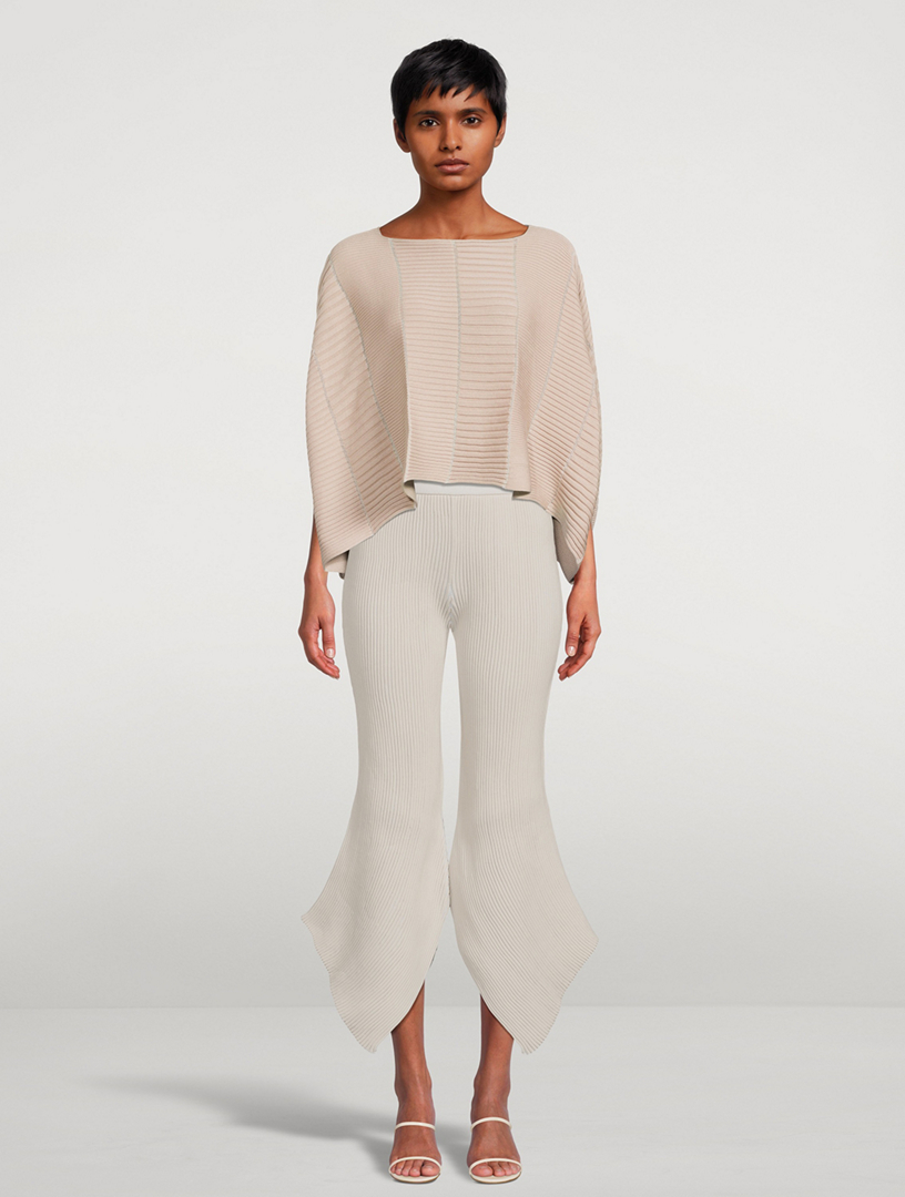 Column Knit Top