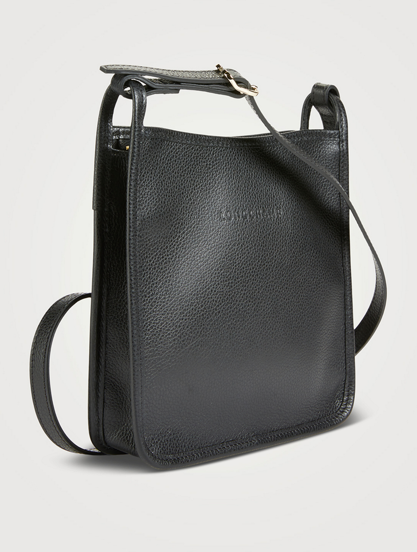 Longchamp Le Foulonne Small Crossbody Bag in Black