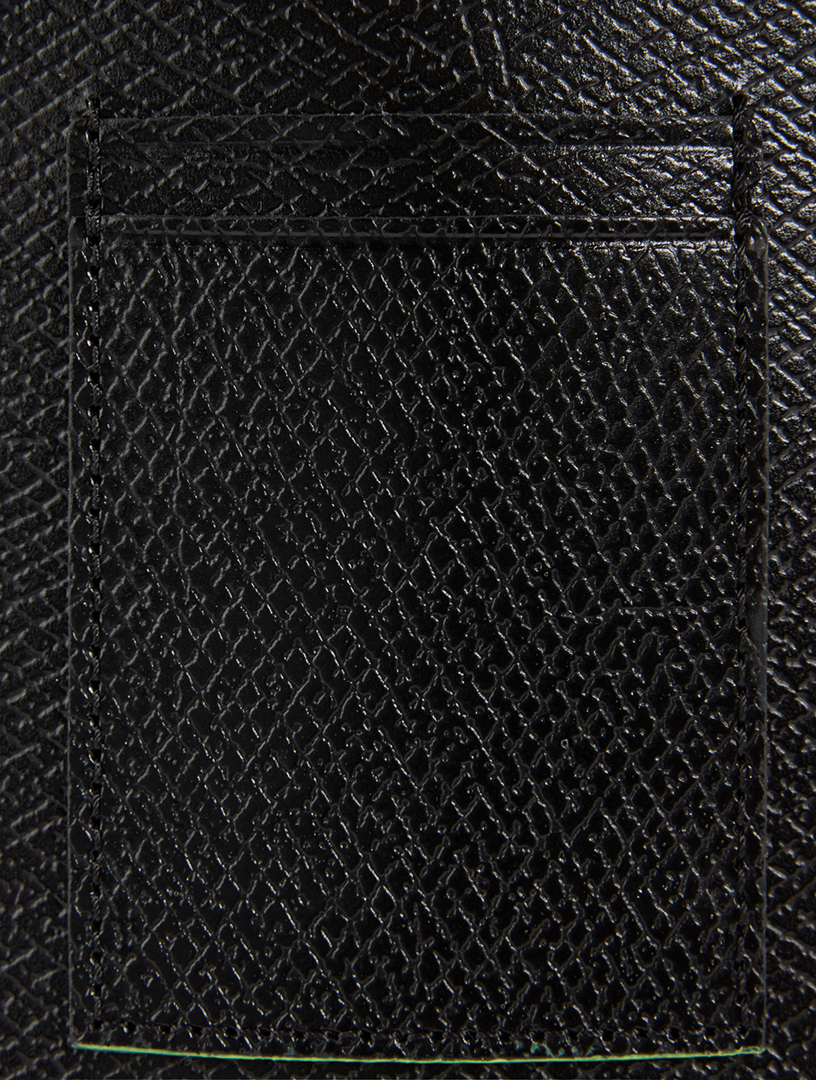 Le Pliage Green Leather Crossbody Phone Case