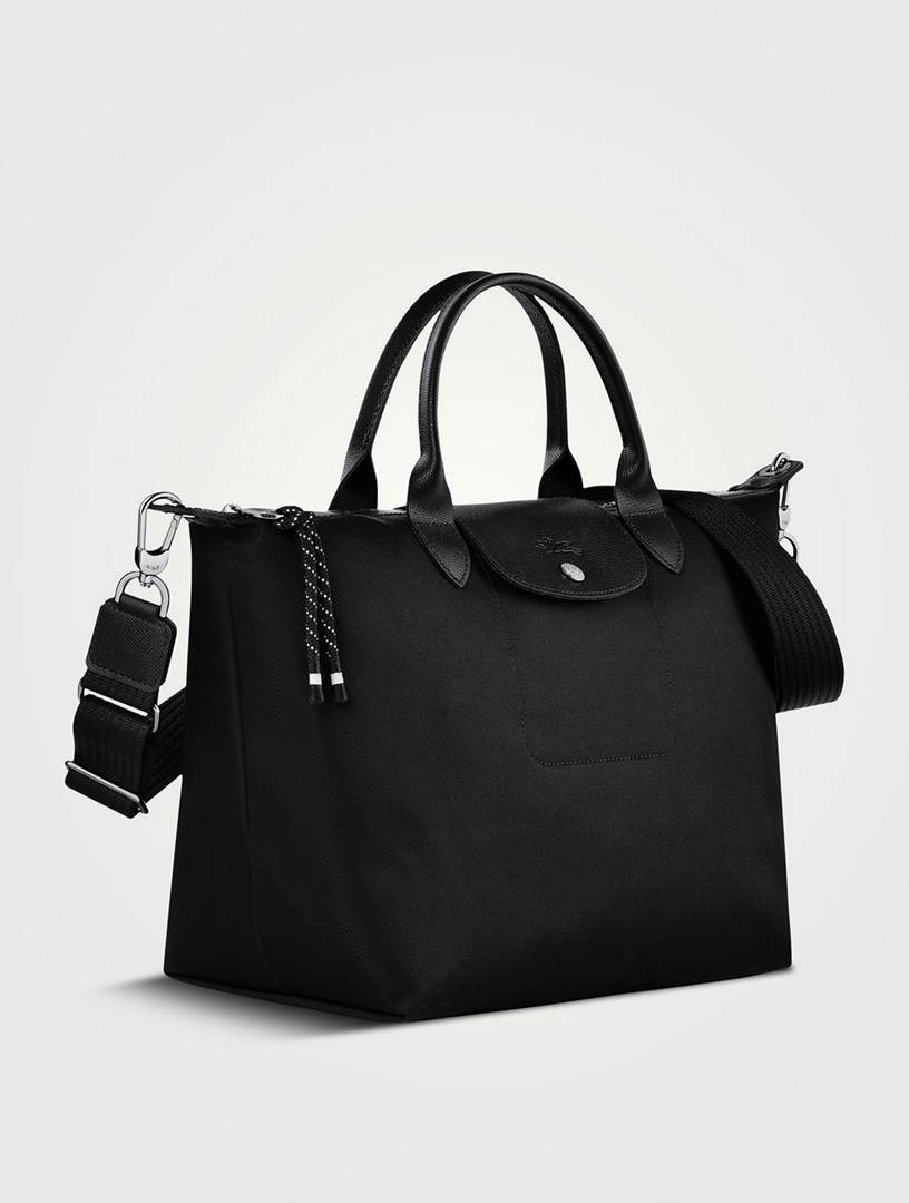 Black longchamp bag clearance medium