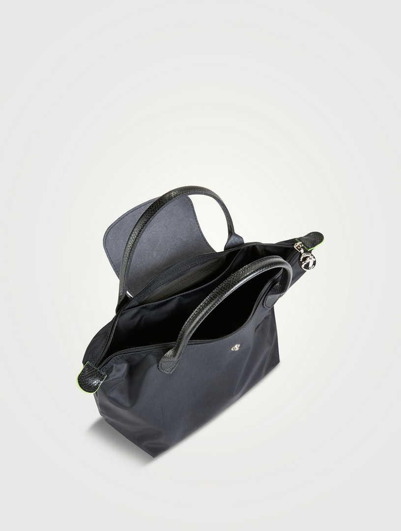 Small Le Pliage Green Top Handle Bag
