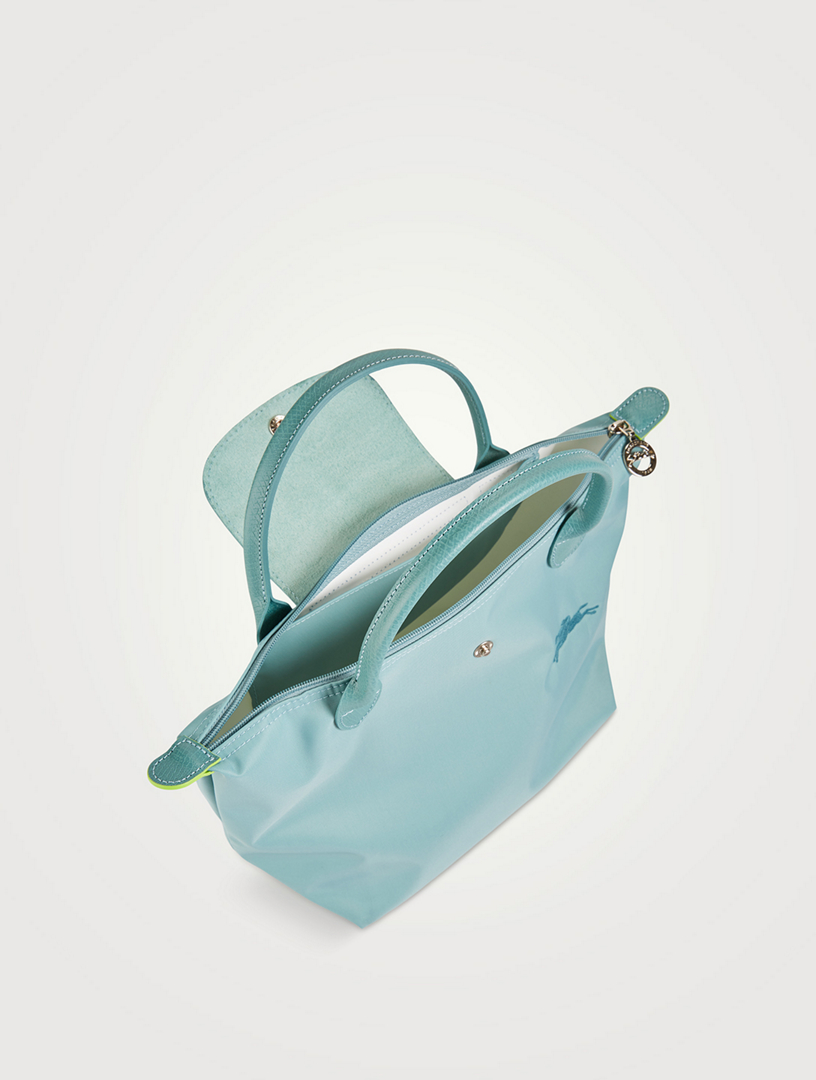 Small Le Pliage Green Top Handle Bag