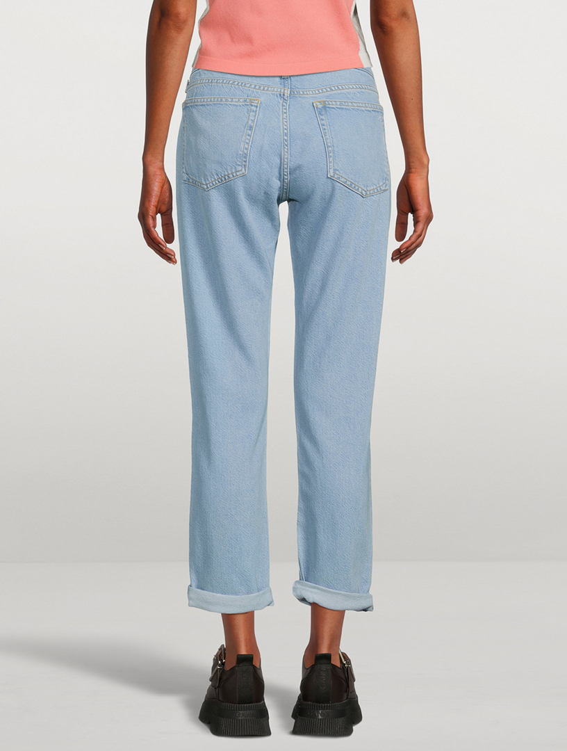 Dre Low-Rise Slim Boyfriend Jeans