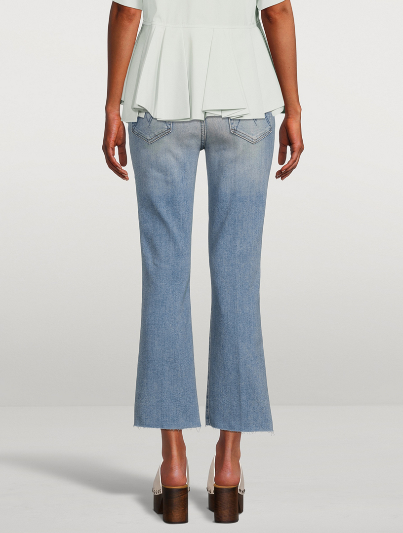 MOTHER The Hustler Flare Ankle Jeans | Holt Renfrew