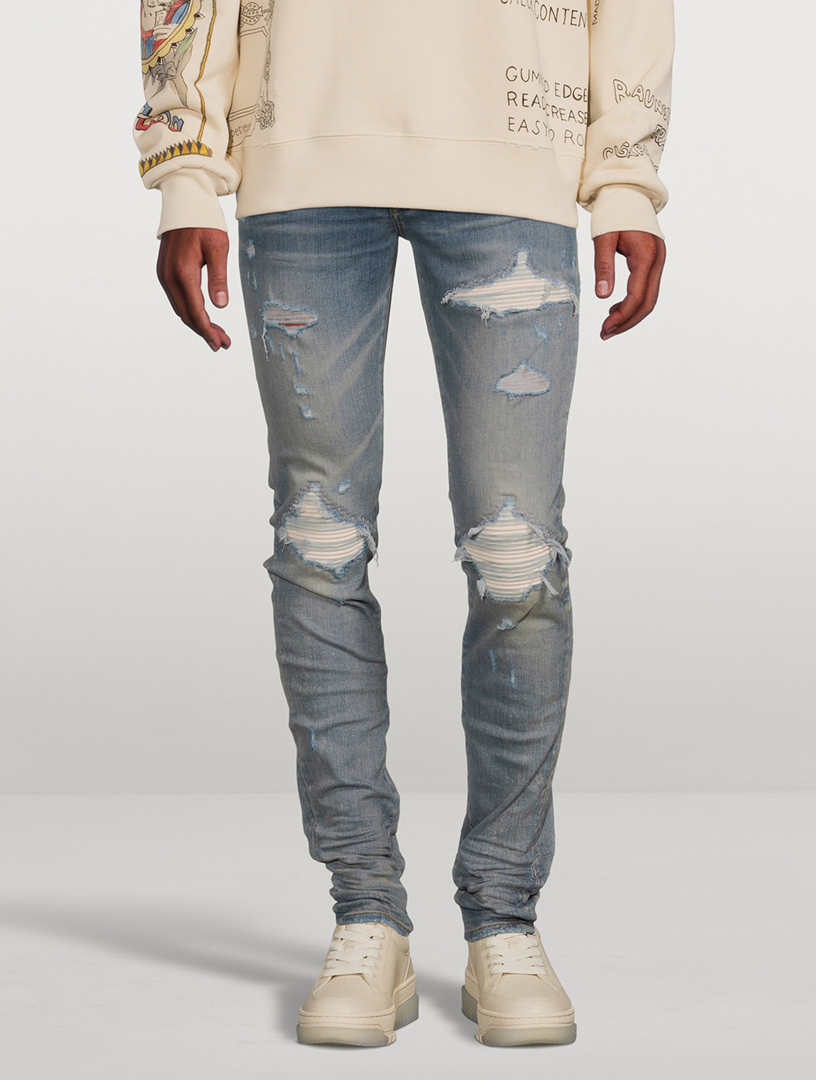 AMIRI Ultra Suede Mx1 Skinny Jeans | Holt Renfrew