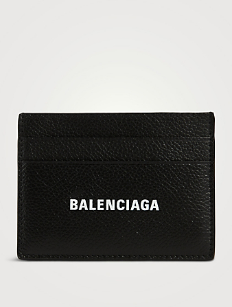 Leather Card Holder With Logo
