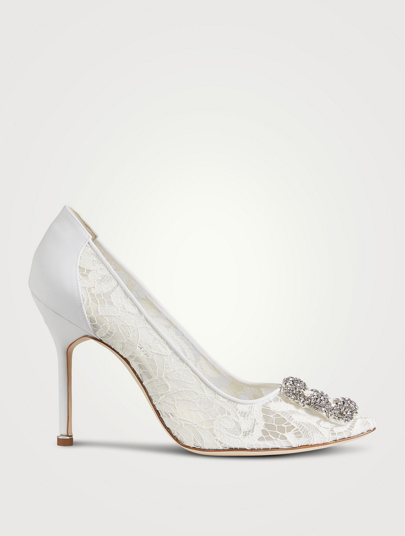 Manolo deals lace pump