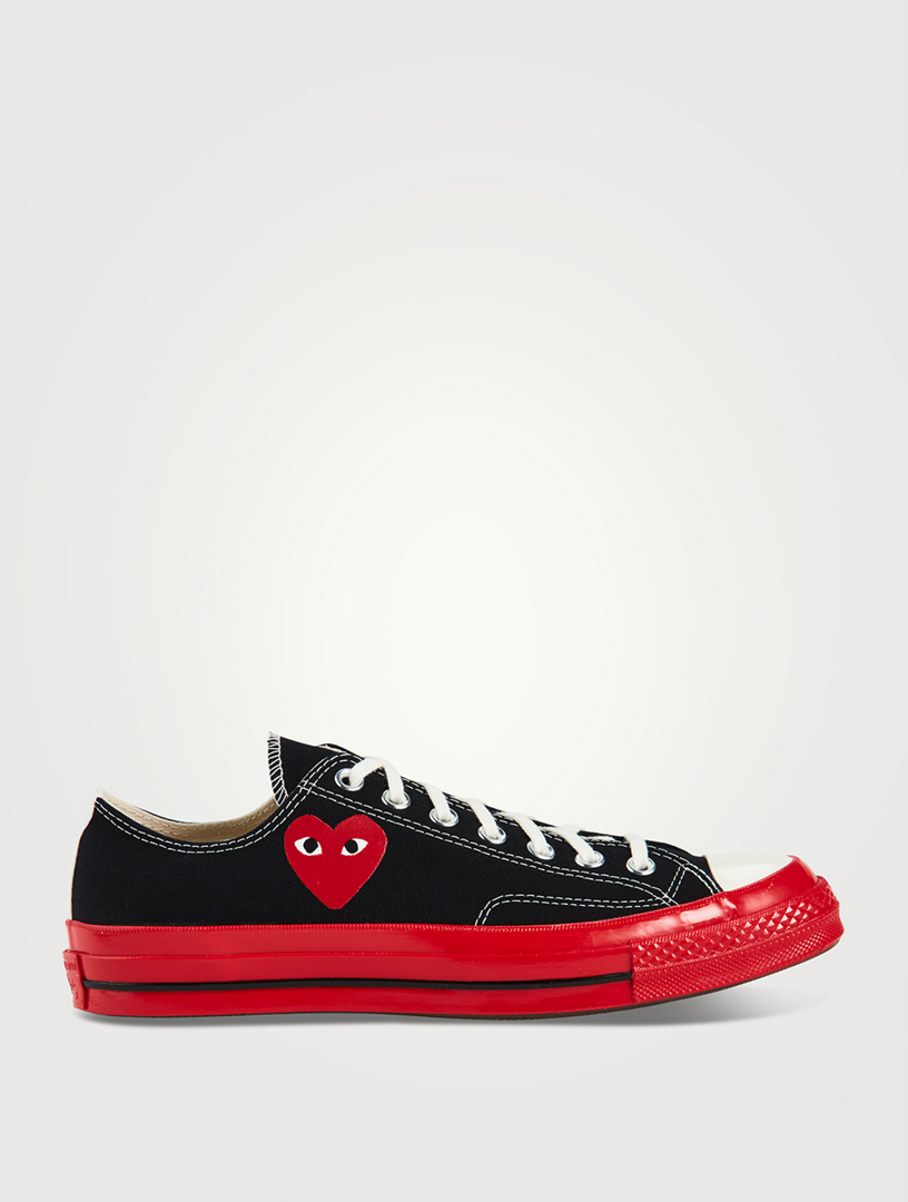 COMME DES GAR ONS PLAY CONVERSE X CDG PLAY Chuck Taylor 70 Low