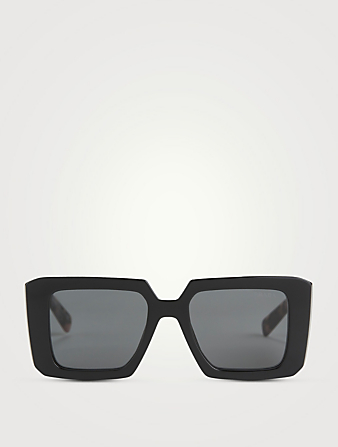 PRADA Symbole Square Sunglasses  Black