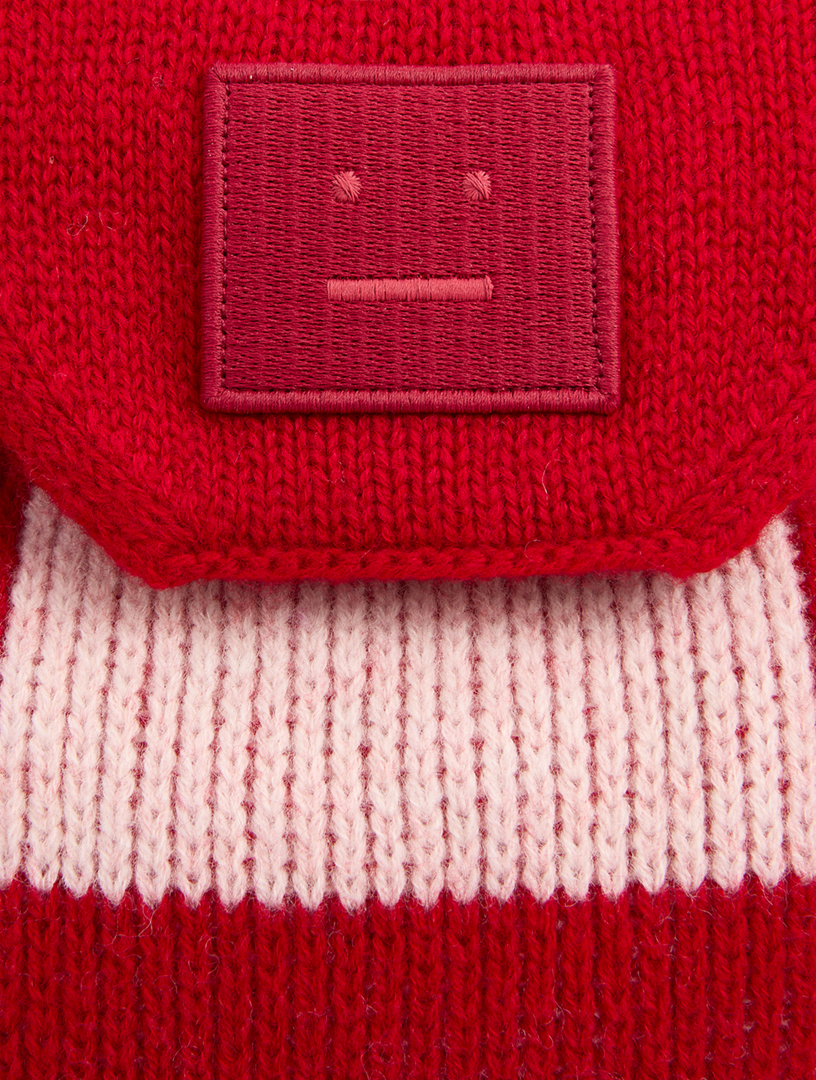 Knitted Face Backpack