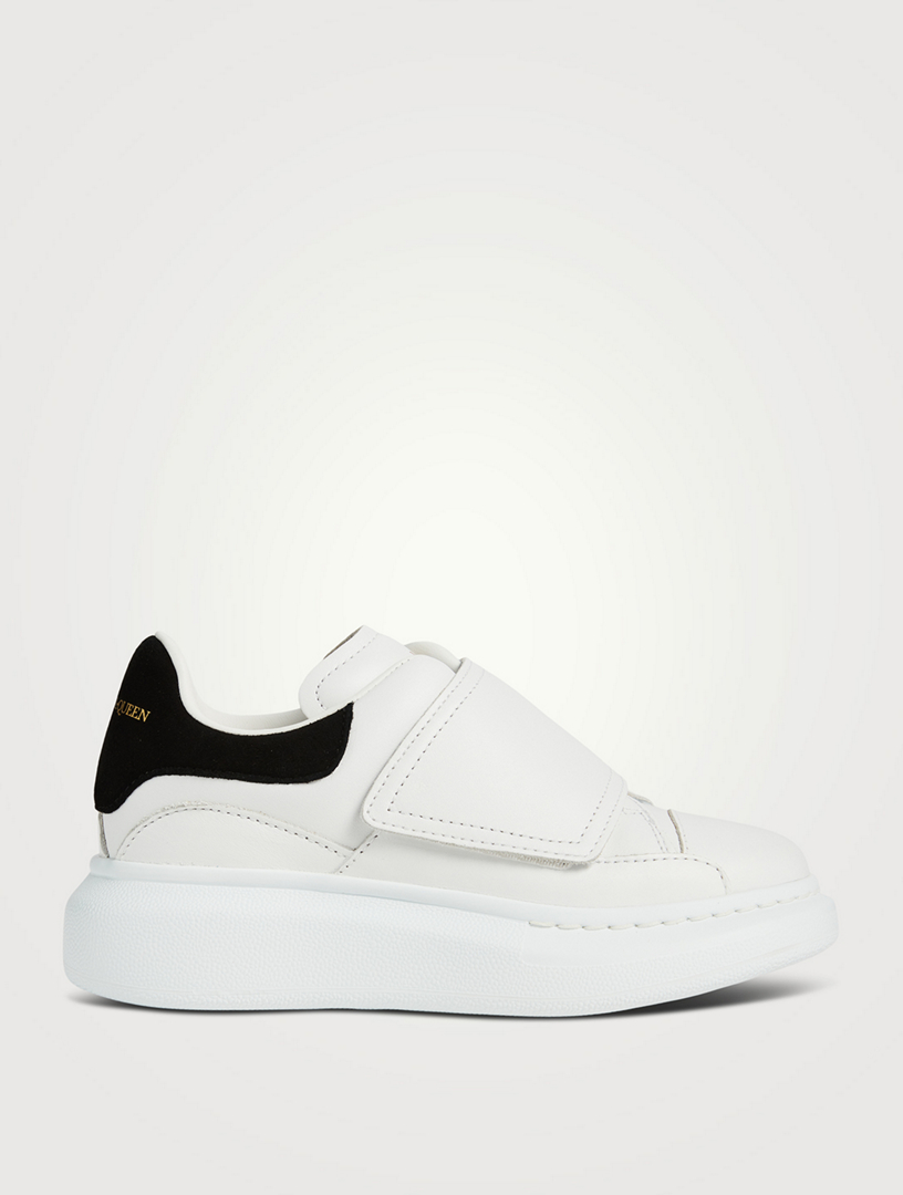 Alexander McQueen Velcro Strap Oversized Sneaker in White