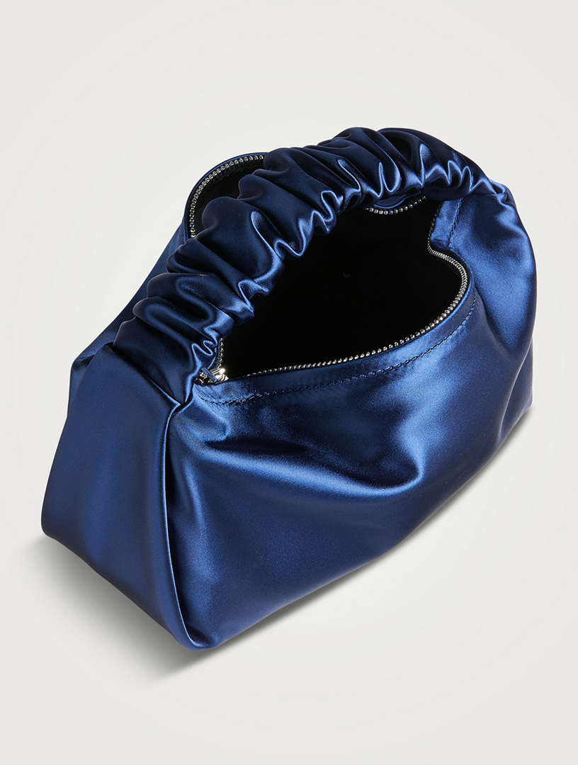 Mini Scrunchie Satin Shoulder Bag