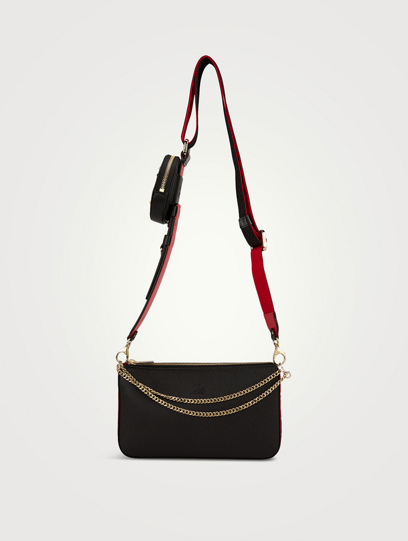 Christian Louboutin Loubila Hybrid Zip Leather Crossbody Bag