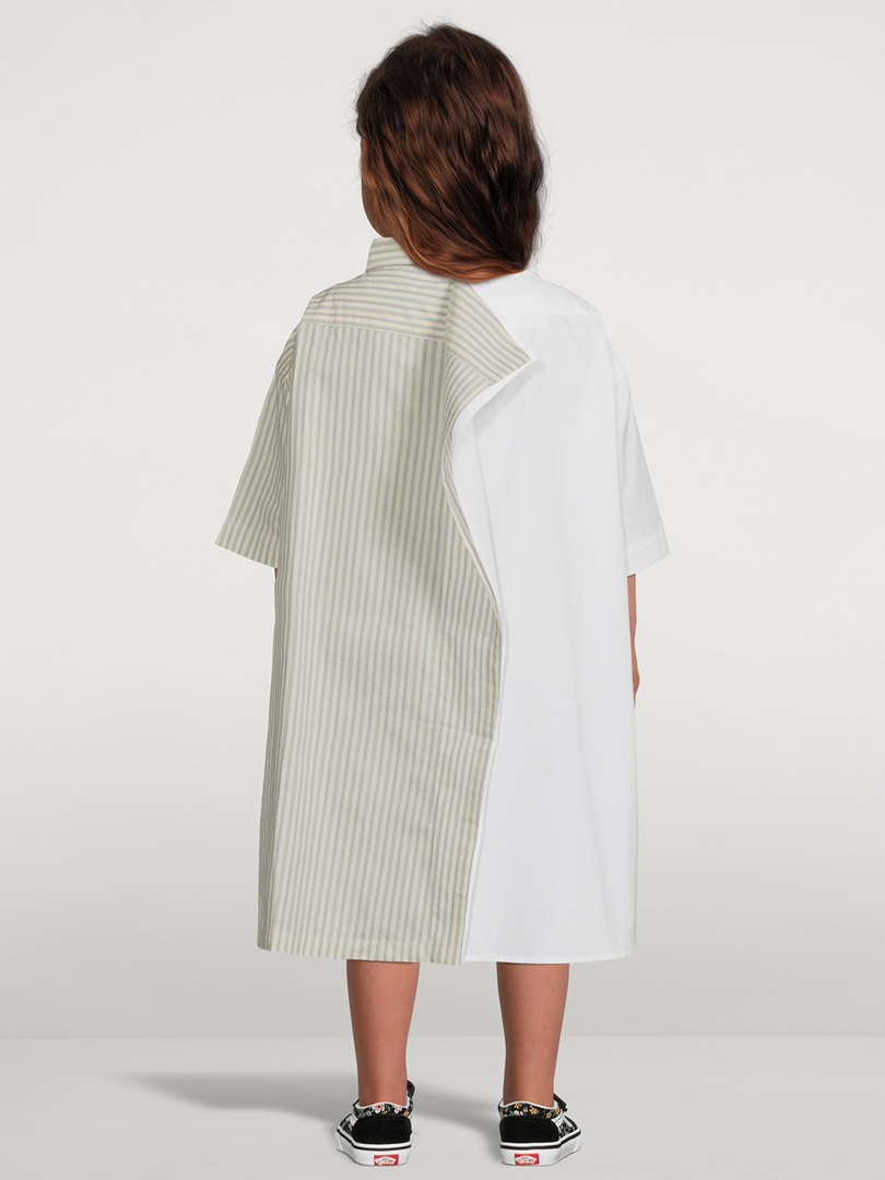 MAISON MARGIELA MM6 TWO-TONE SHIRT DRESS