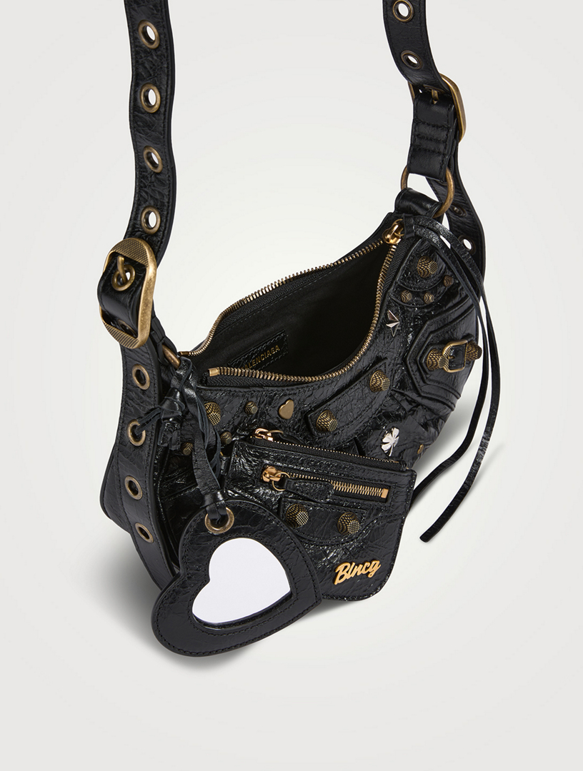 XS Le Cagole Leather Shoulder Bag