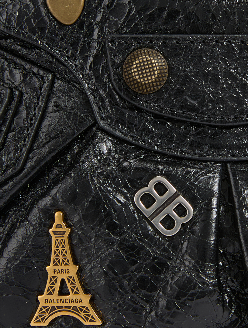 XS Le Cagole Leather Shoulder Bag