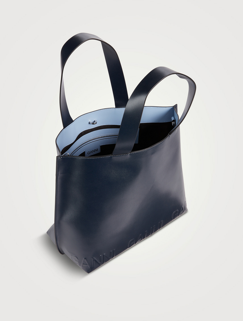 Banner Leather Tote Bag