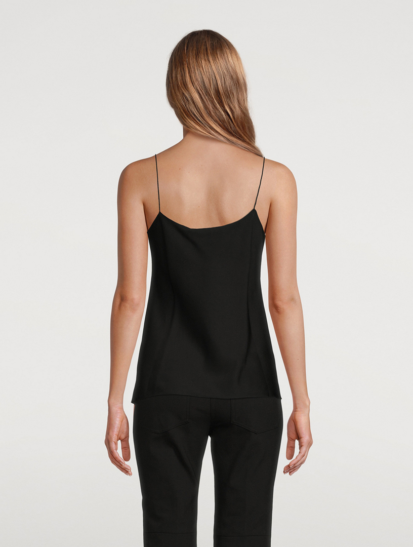 silk camisole in noire