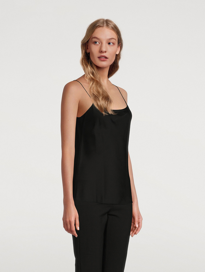 Biggins stretch-satin camisole in black - The Row