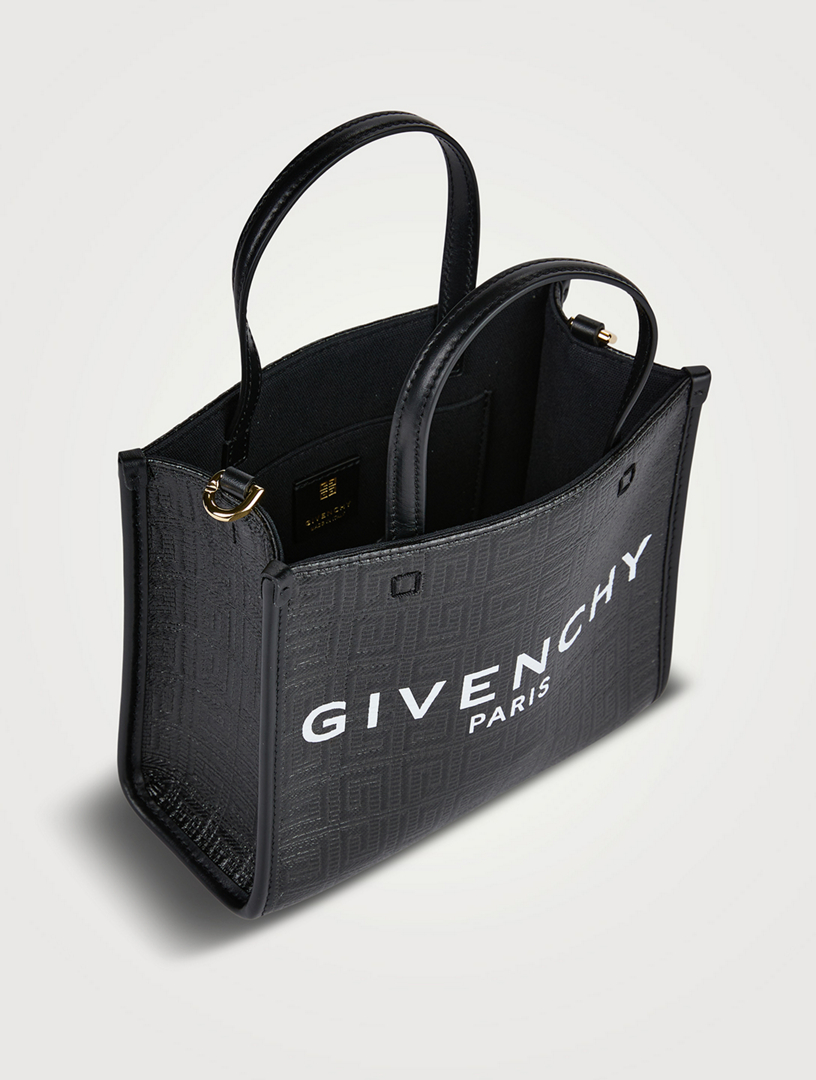 GIVENCHY Mini G Tote Embossed Coated Canvas Bag | Holt Renfrew
