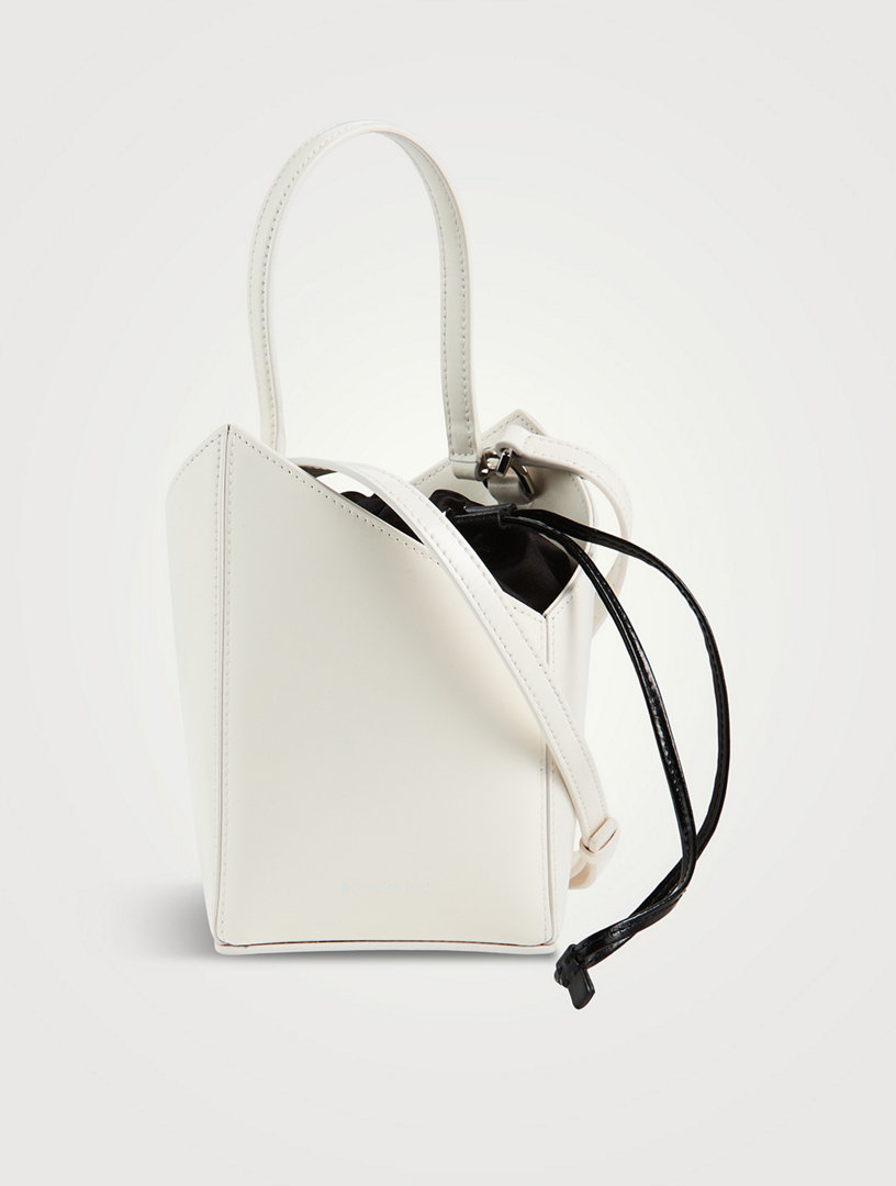 Givenchy gv3 mini leather bucket bag best sale