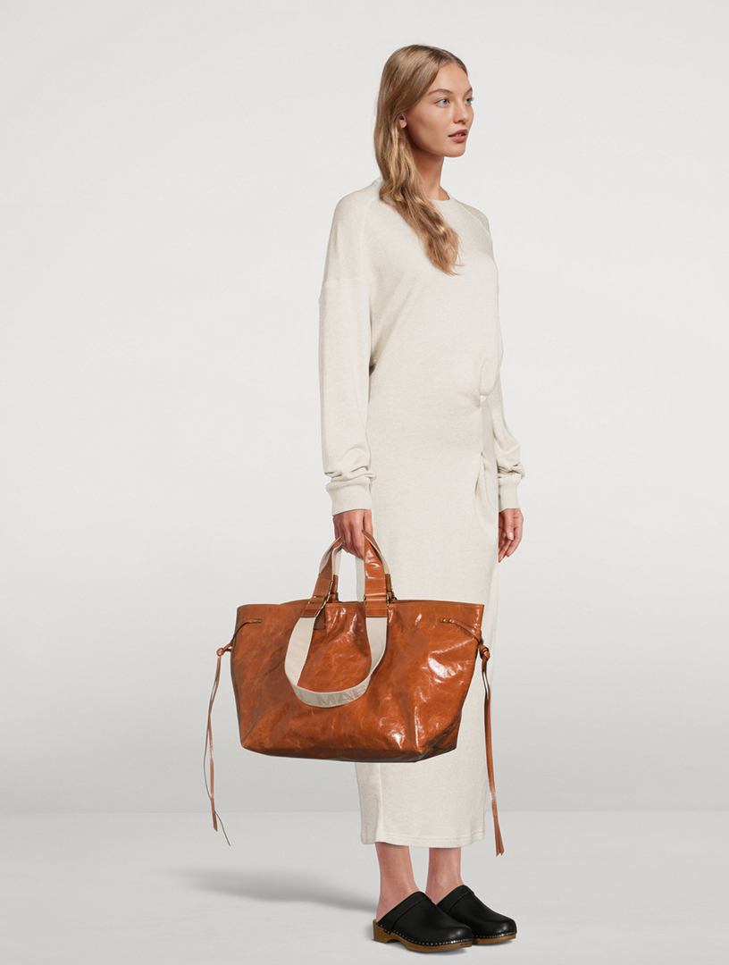 Large Wardy Leather Tote Bag