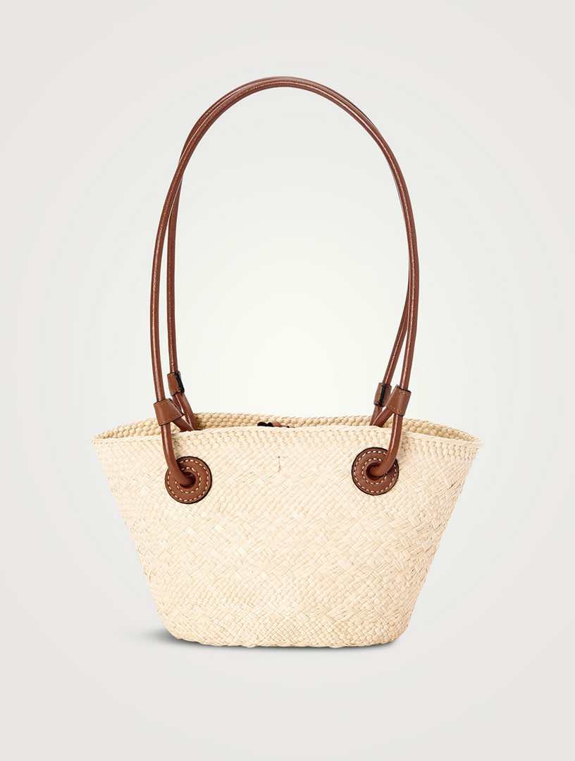 Loewe – Paula's Ibiza Pochette Anagram Basket Bag Natural/Tan