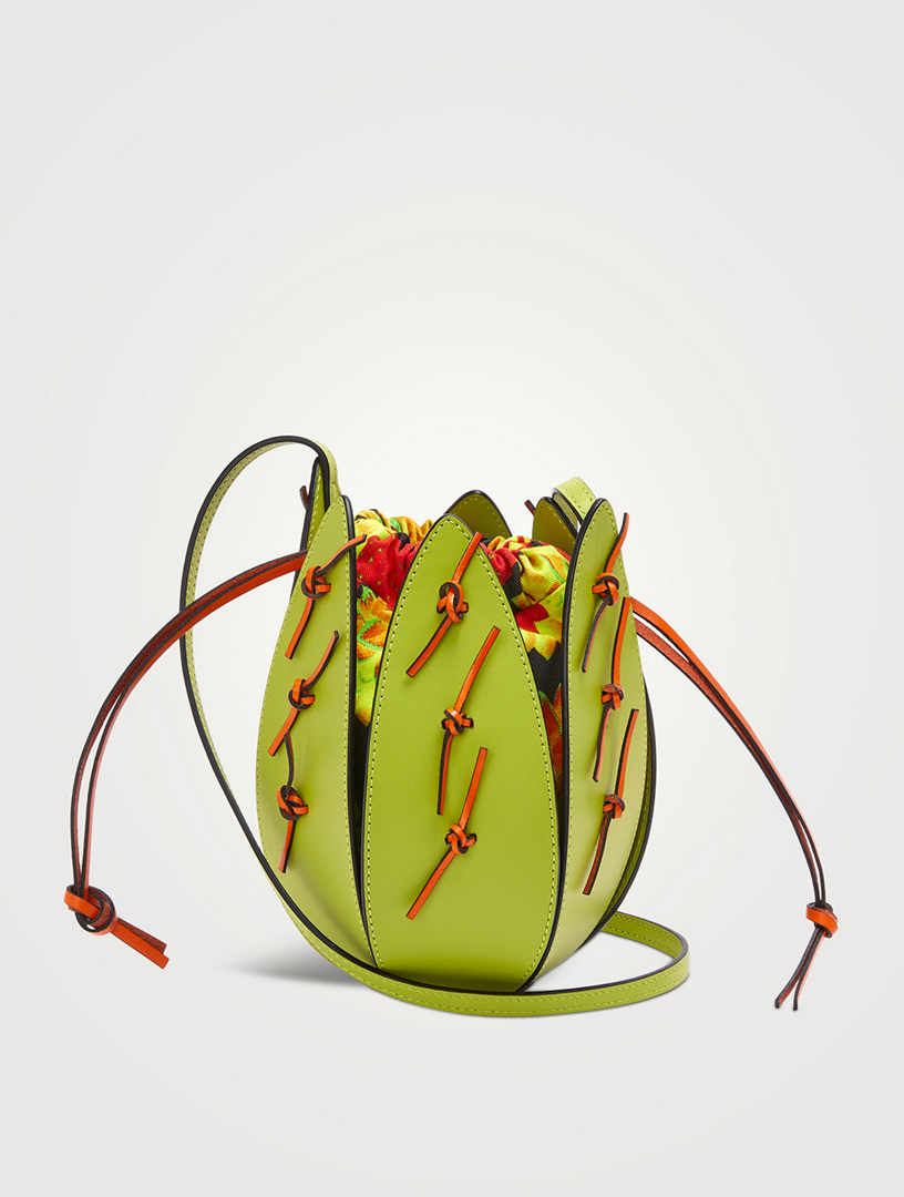 Loewe x Paulas Ibiza Cactus Pocket Leather Crossbody Bag